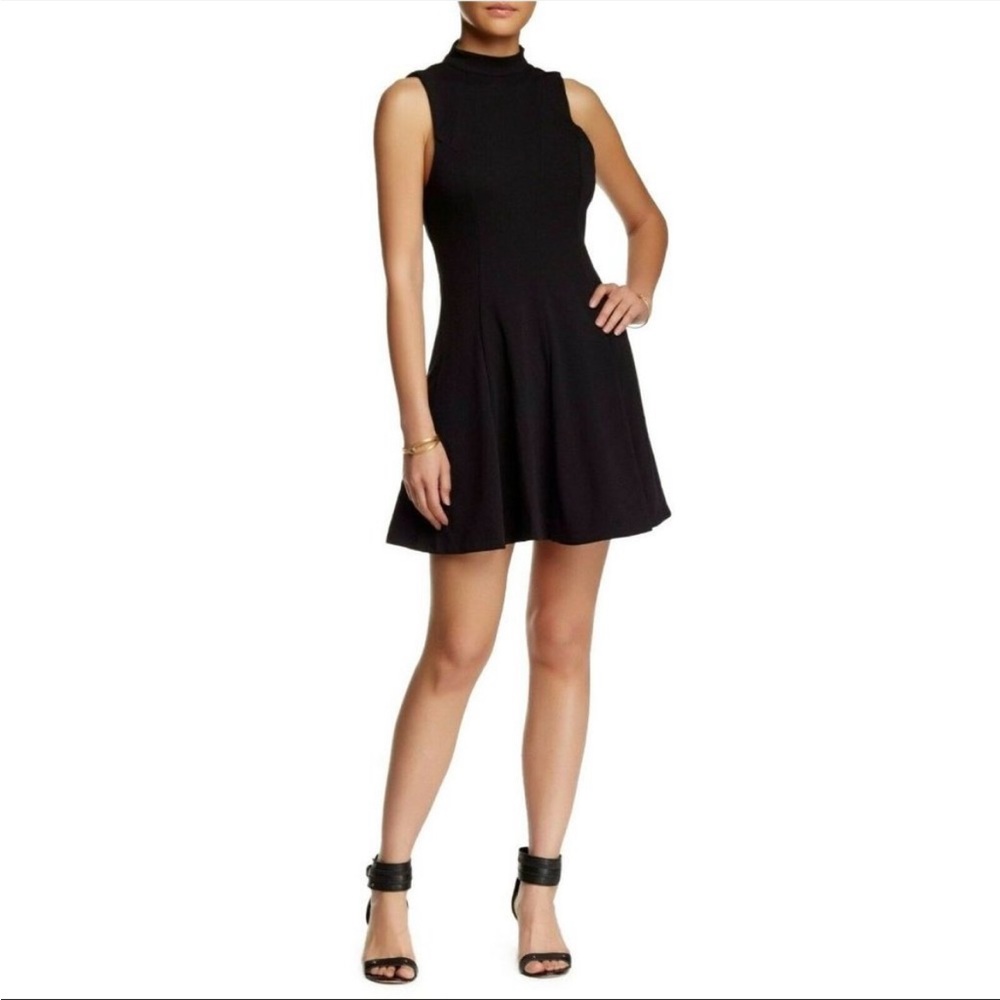 Free People Black Mini Dress